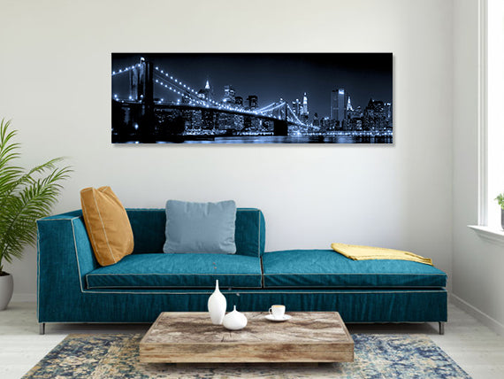 Black and White Brooklyn Bridge image 0