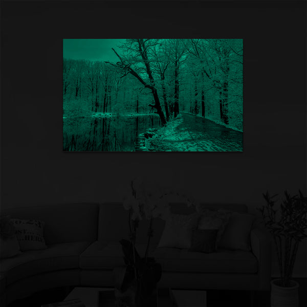 Beautiful Snow Forest Day image 1