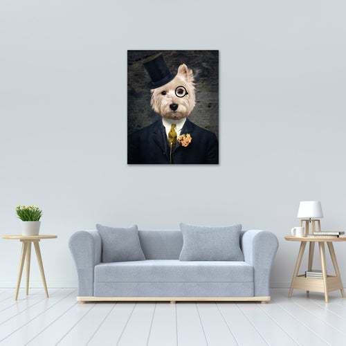 Australian Terrier with Suit and Hat image 1