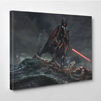 Star Wars Poster Darth Vader and Storm troopers Wall Art Canvas Canvas wall art Canvas wall decor Home Decor, Ready to Hang image 0