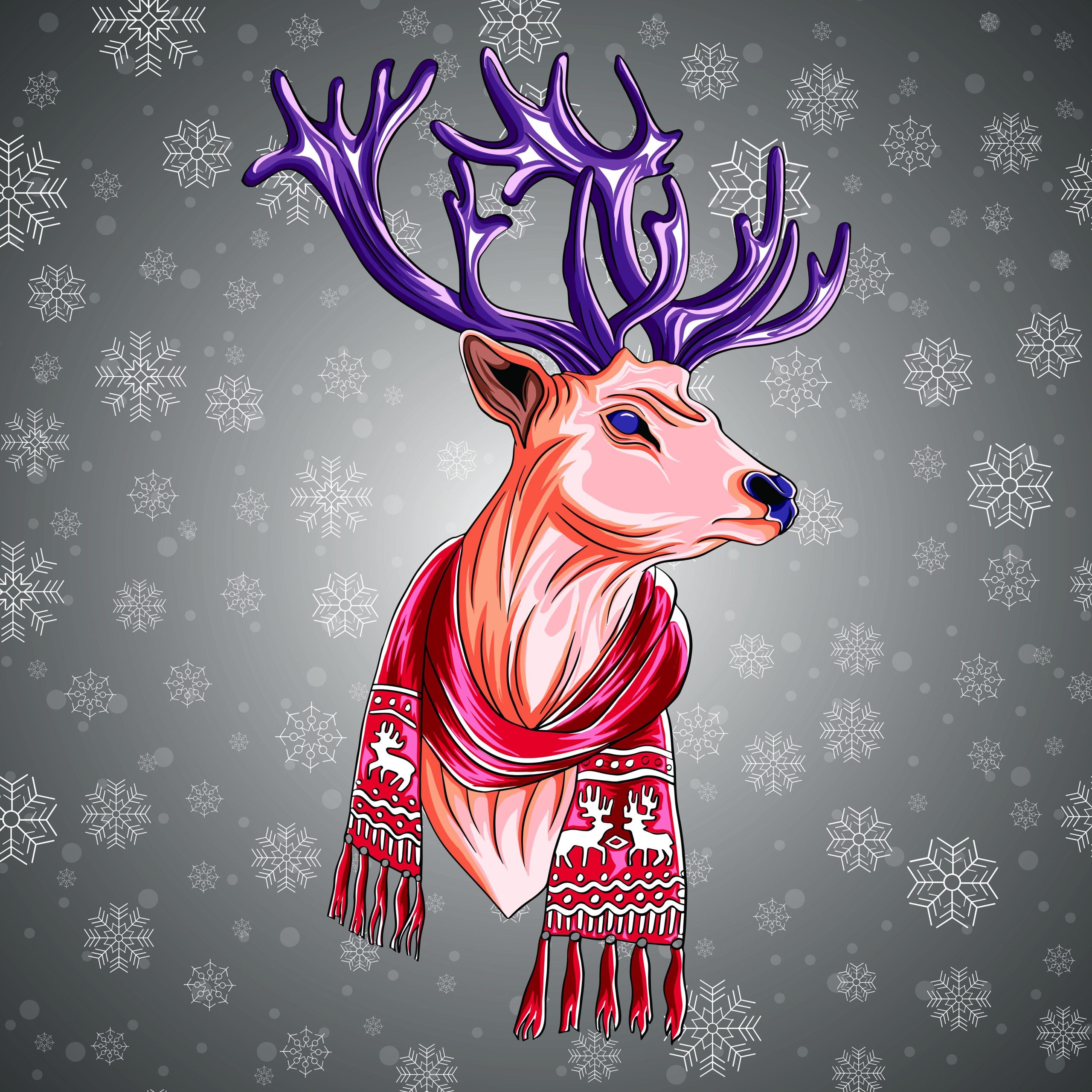 Reindeer Revelry Art image 0