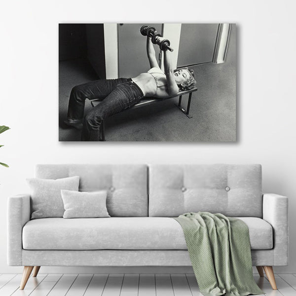 Martin Luther King Jr motivational quote canvas wall art, Home Decor Framed, Man Cave Gift image 1