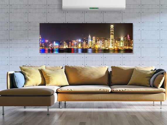 Panoramic Hong Kong City Scape image 0