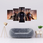 Thor, Captain america, Iron Man Canvas Print 5 Panel Canvas Wall Art ,Avengers Wallpaper Canvas Home Decor Art Print Panel image 0