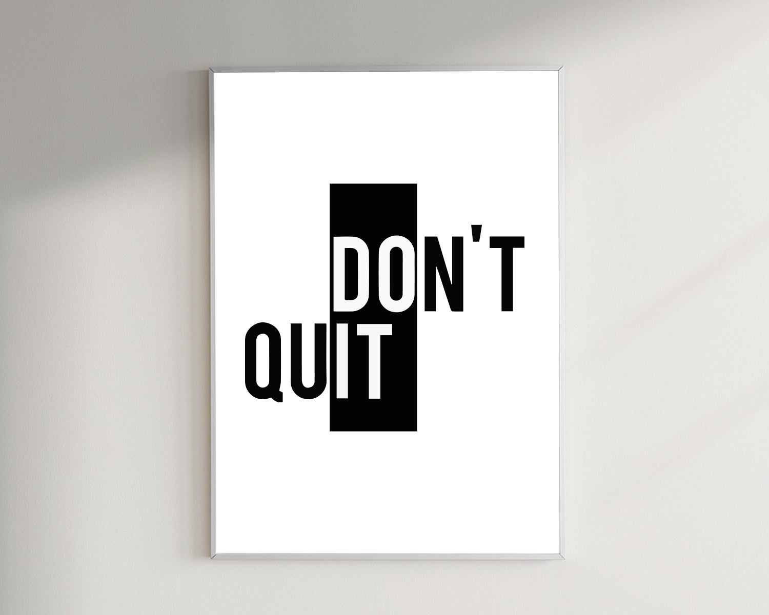 Dont Quit Canvas Wall Art image 2