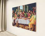 The Last Supper Of Jesus Christ Canvas Wall Art image 2