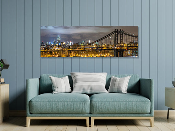 Over Looking Manhattan Night Lights image 0