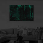 Night Glow Road in the Forest image 1