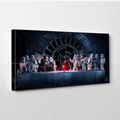 Star Wars Last Supper Wall Art, Star Wars The Dark Side Fan Art, Man Cave gift, Ready to hang image 0