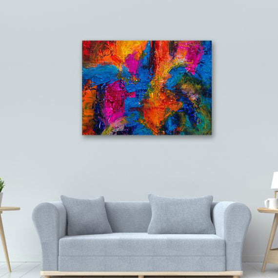 Abstract Multicolur Canvas