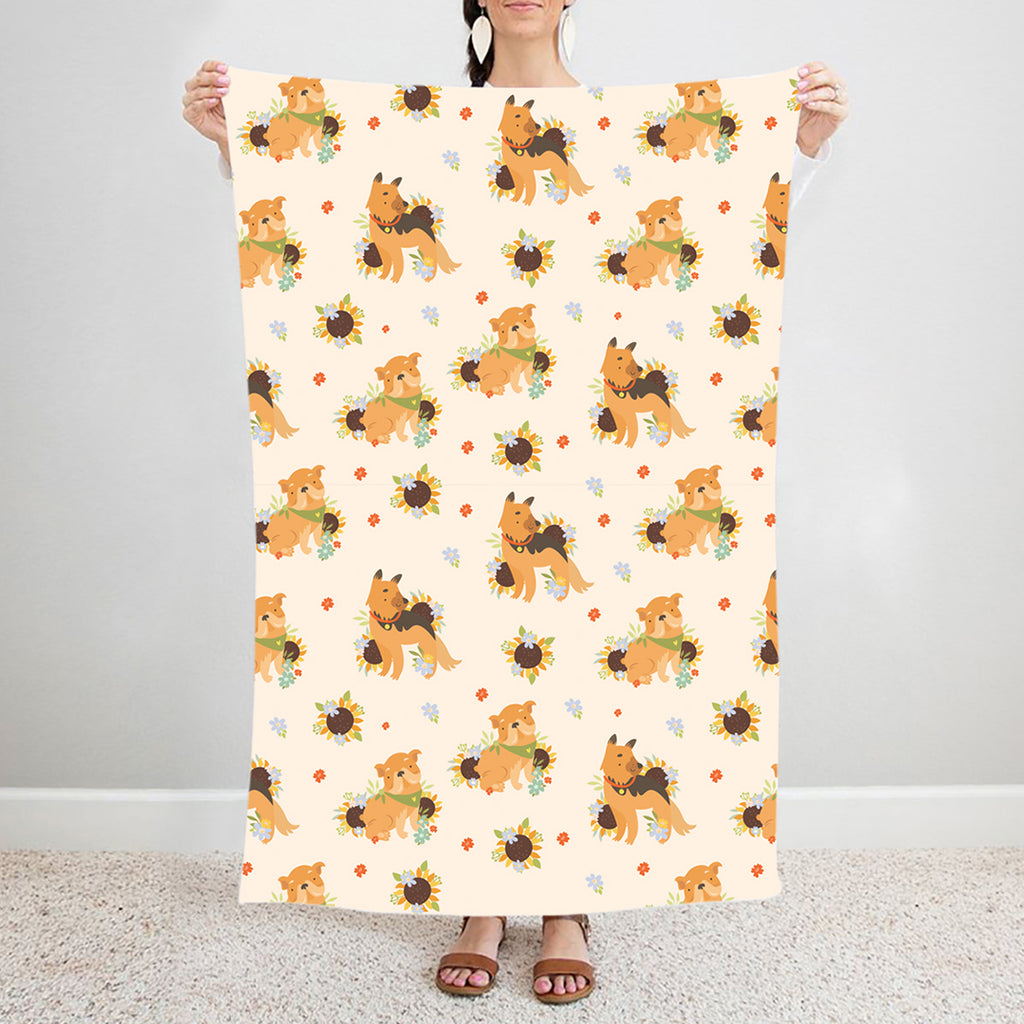 Dog Fleece Blanket