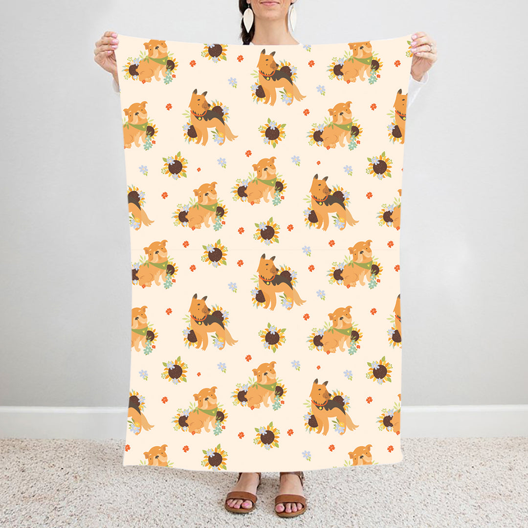 Dog Fleece Blanket