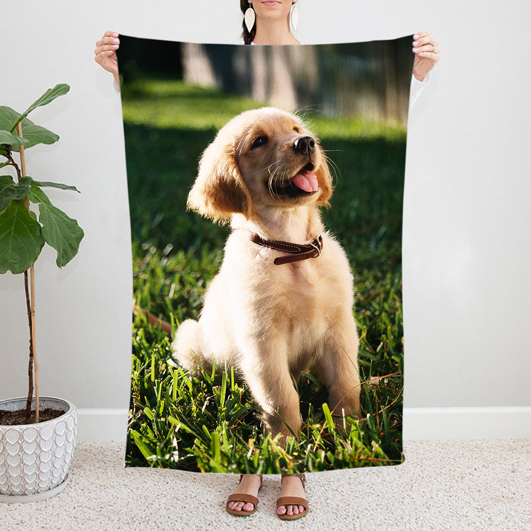 Dog Fleece Blanket
