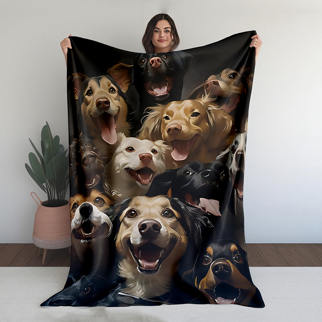 Dog Fleece Blanket