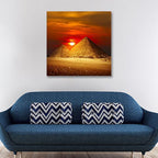 Egyptian Pyramids Under The Dusk Pictures Paintings on Canvas Wall Art Pyramid Canvas