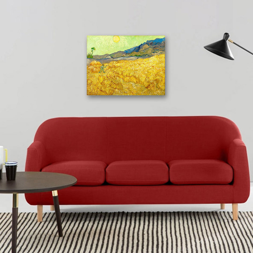 Vincent Van Gogh - a symphony in yellow reproduction