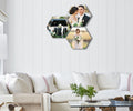 Hexagon Canvas Bundle of 3 image 0