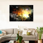 Sky Glow in the Dark, Dual View Surprise Artwork Modern Framed Ready to Hang Wall Art image 0