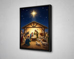 Christmas Nativity Canvas Wall Art image 1