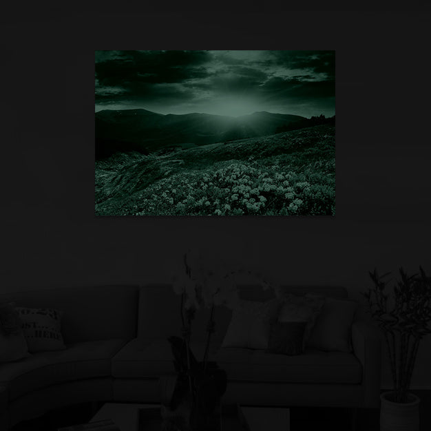 Sunrise, Dual View Surprise Artwork Modern Framed Ready to Hang image 1