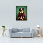 Bernese Mountain Dog in Graduation Gown image 1