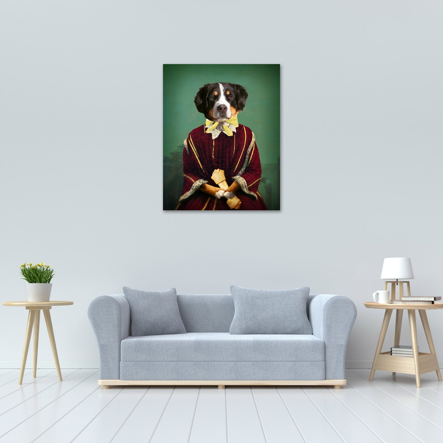 Bernese Mountain Dog in Graduation Gown image 1