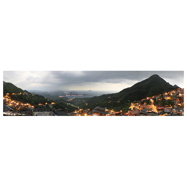 Landscape Mountain Street Night View Landmark Night Light Taiwan image 1