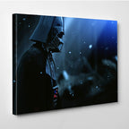 Darth Vader Poster Midnight Star Wars Canvas Wall Art ,Star Wars Poster Print, Star Wars Movie Poster Wall Art, Home Decor, Ready to Hang image 0