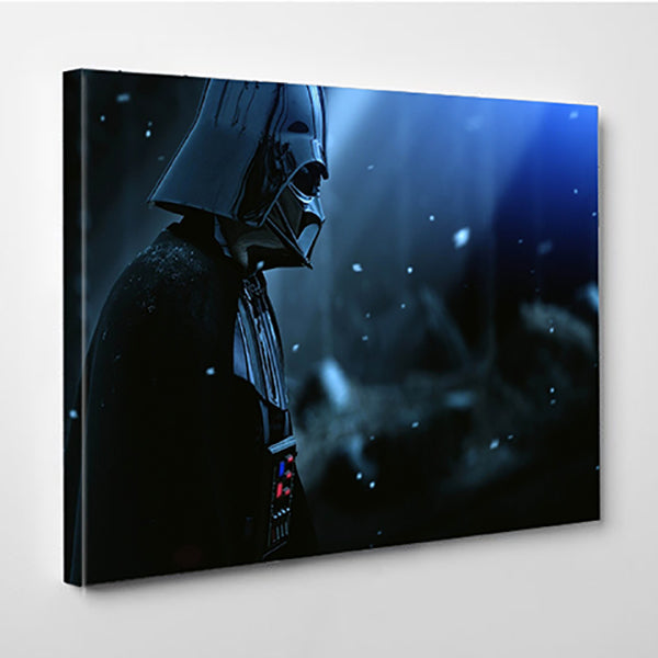 Darth Vader Poster Midnight Star Wars Canvas Wall Art ,Star Wars Poster Print, Star Wars Movie Poster Wall Art, Home Decor, Ready to Hang image 0