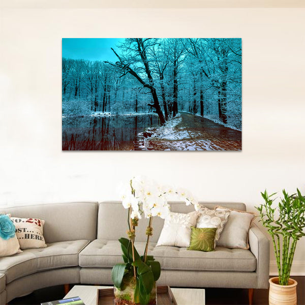 Beautiful Snow Forest Day image 0